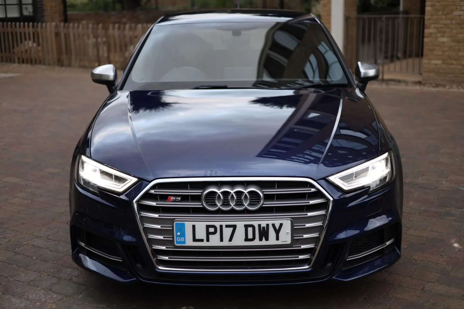 2017 Audi S3 2.0 TFSI Sportback S Tronic quattro Euro 6 (s/s) 5dr — side profile