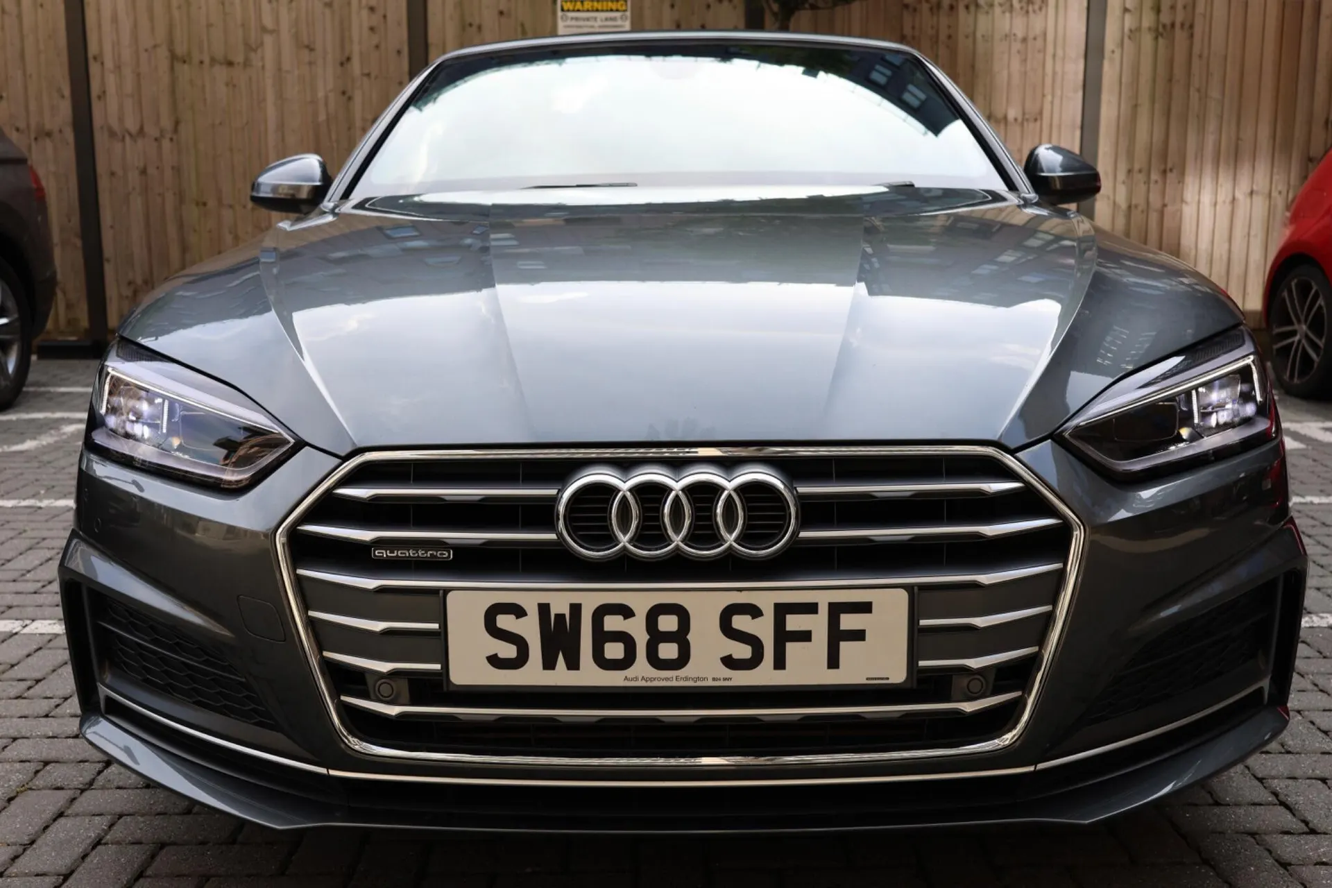 2018 Audi A5 Cabriolet 2.0 TFSI S line S Tronic quattro Euro 6 (s/s) 2dr in Grey — dashboard