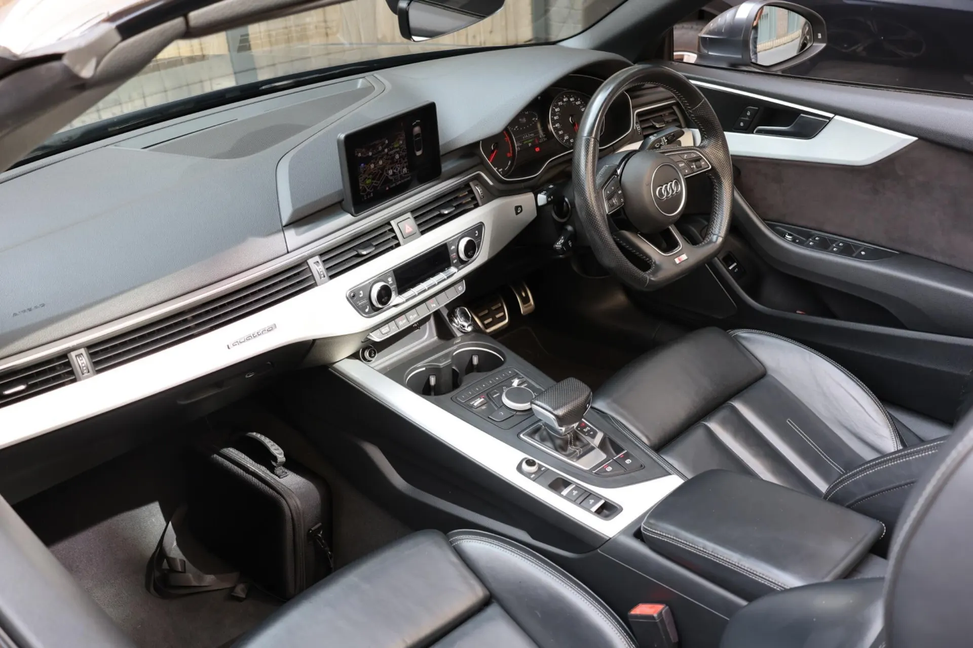 2018 Audi A5 Cabriolet 2.0 TFSI S line S Tronic quattro Euro 6 (s/s) 2dr in Grey — photo 13