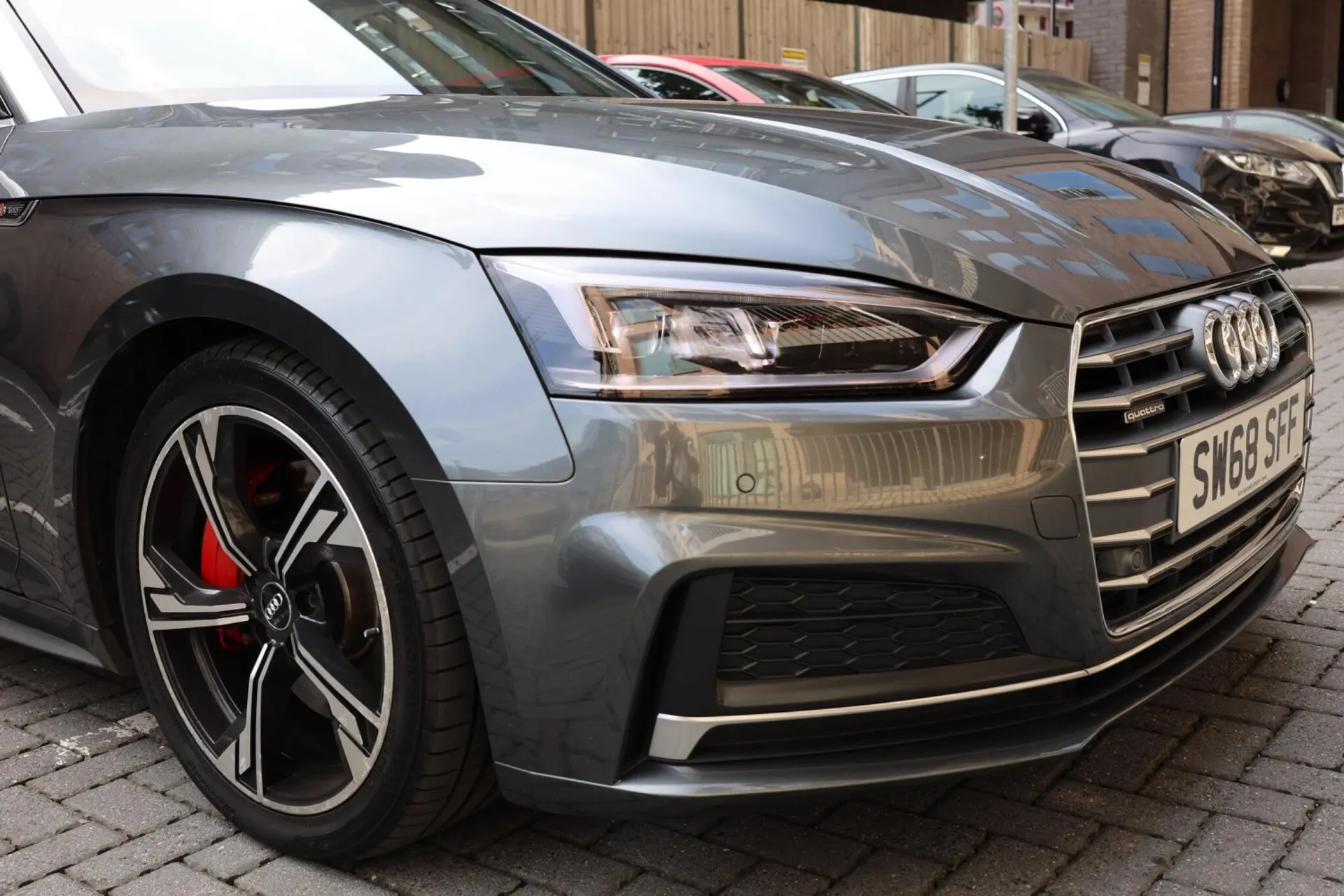 2018 Audi A5 Cabriolet 2.0 TFSI S line S Tronic quattro Euro 6 (s/s) 2dr in Grey — photo 43