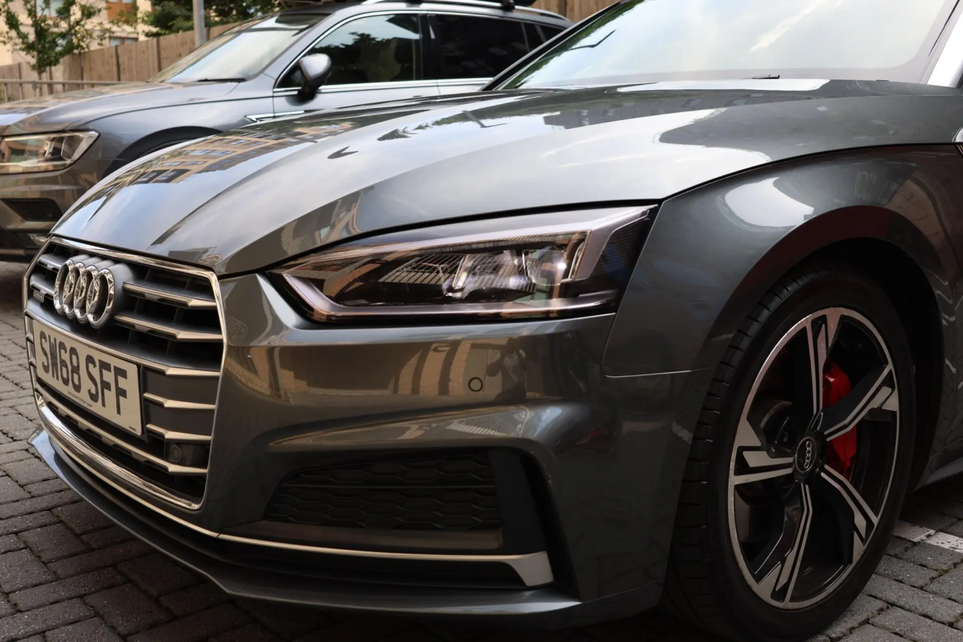 2018 Audi A5 Cabriolet 2.0 TFSI S line S Tronic quattro Euro 6 (s/s) 2dr in Grey — photo 44