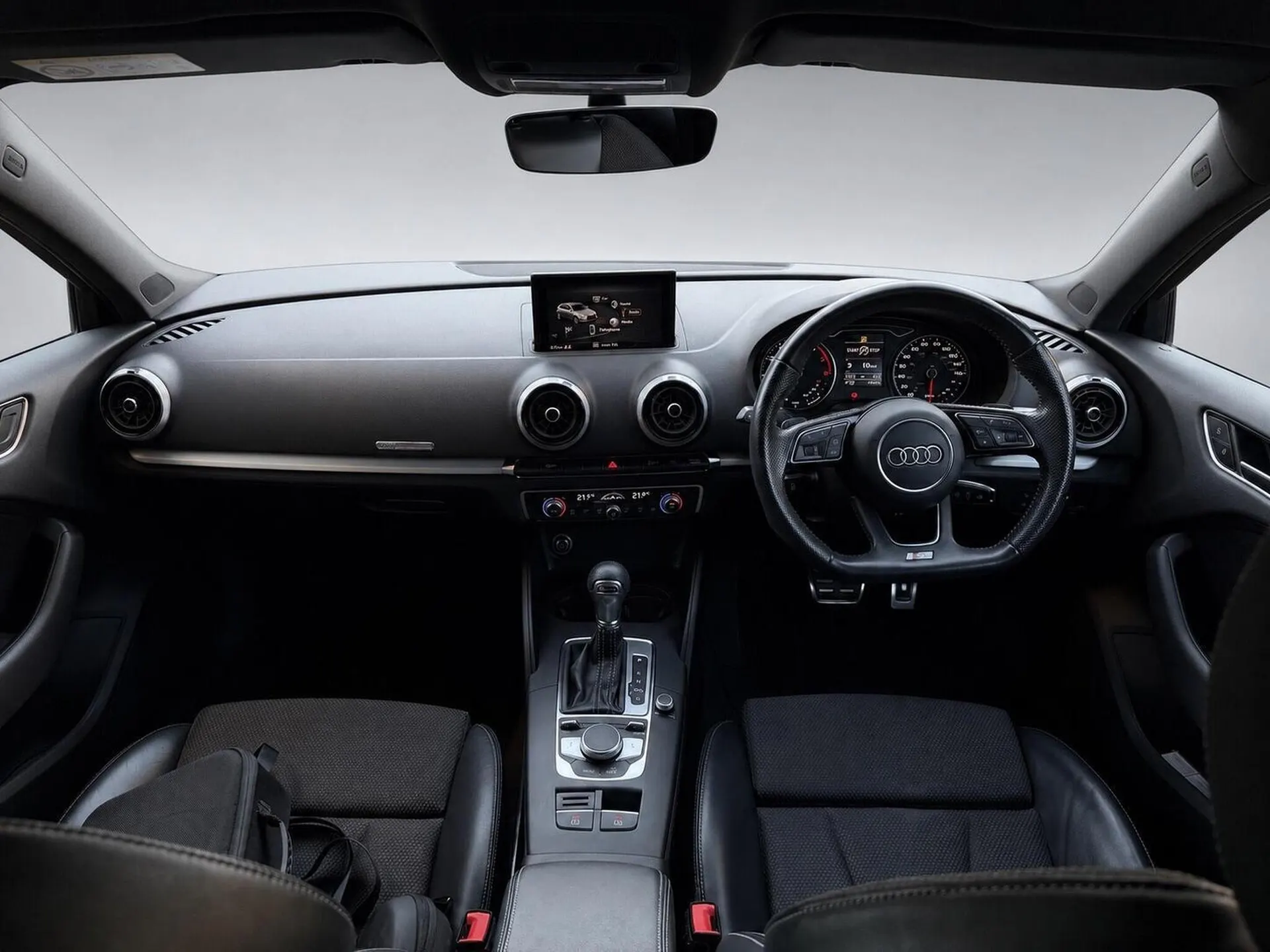 2019 Audi A3 1.5 TFSI CoD 35 Black Edition Sportback S Tronic Euro 6 (s/s) 5dr in Yellow — rear three-quarter