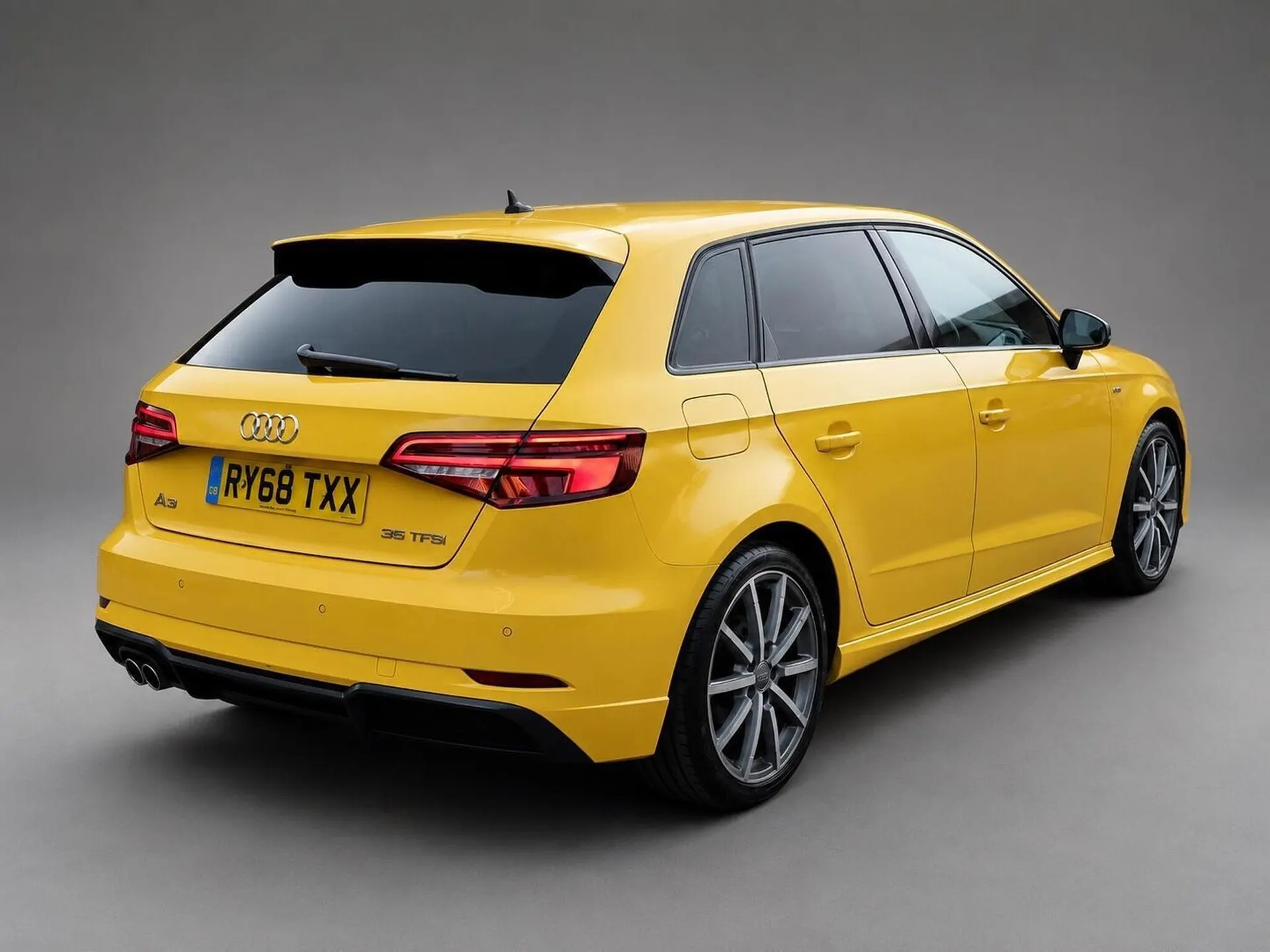 2019 Audi A3 1.5 TFSI CoD 35 Black Edition Sportback S Tronic Euro 6 (s/s) 5dr in Yellow — interior, front seats