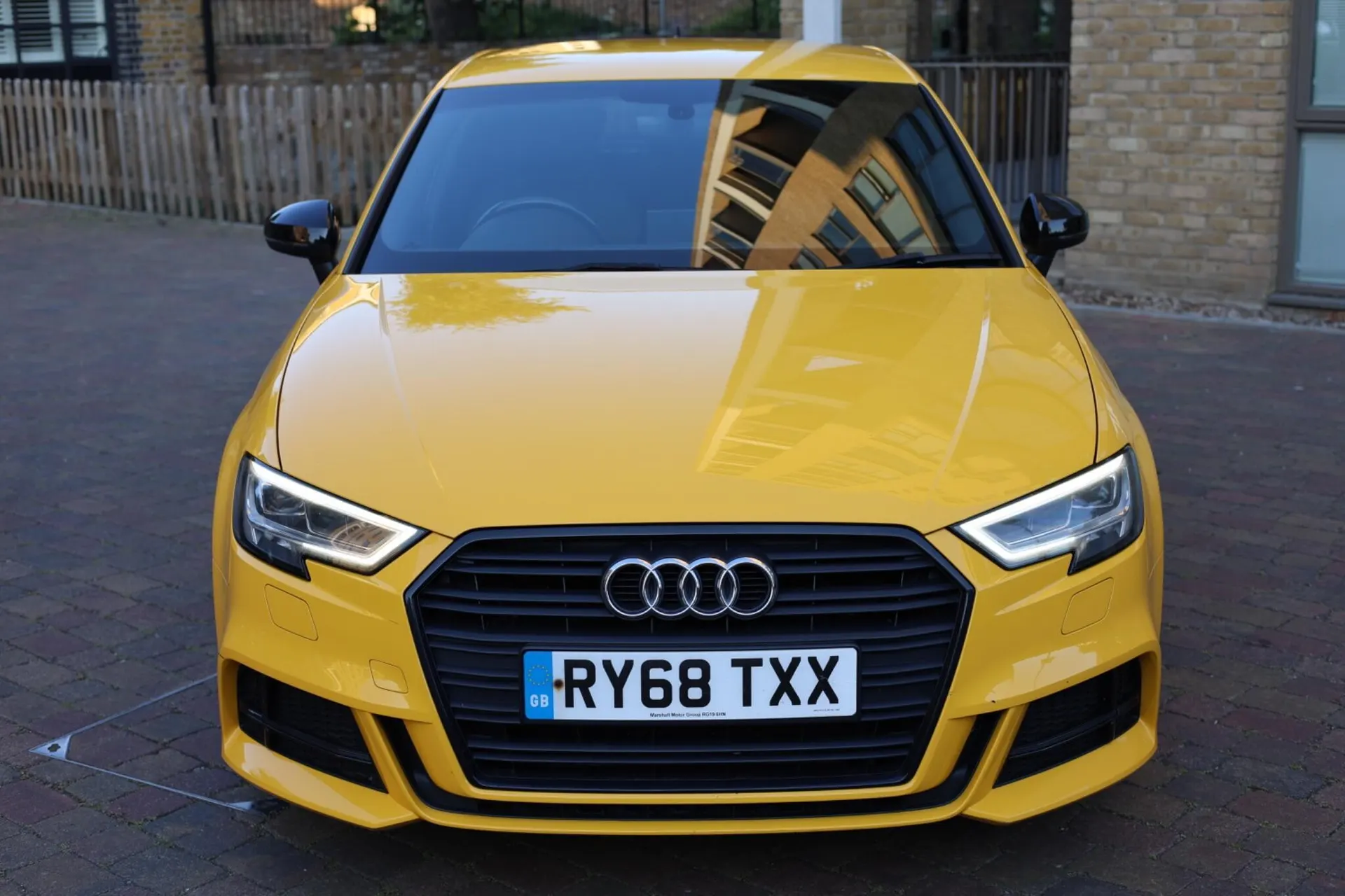 2019 Audi A3 1.5 TFSI CoD 35 Black Edition Sportback S Tronic Euro 6 (s/s) 5dr in Yellow — dashboard