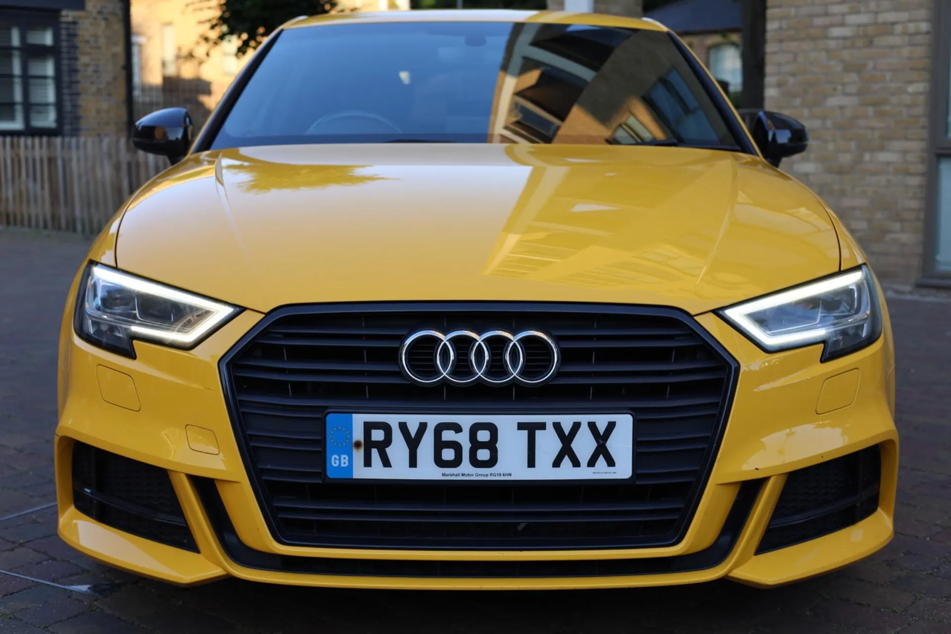 2019 Audi A3 1.5 TFSI CoD 35 Black Edition Sportback S Tronic Euro 6 (s/s) 5dr in Yellow — boot
