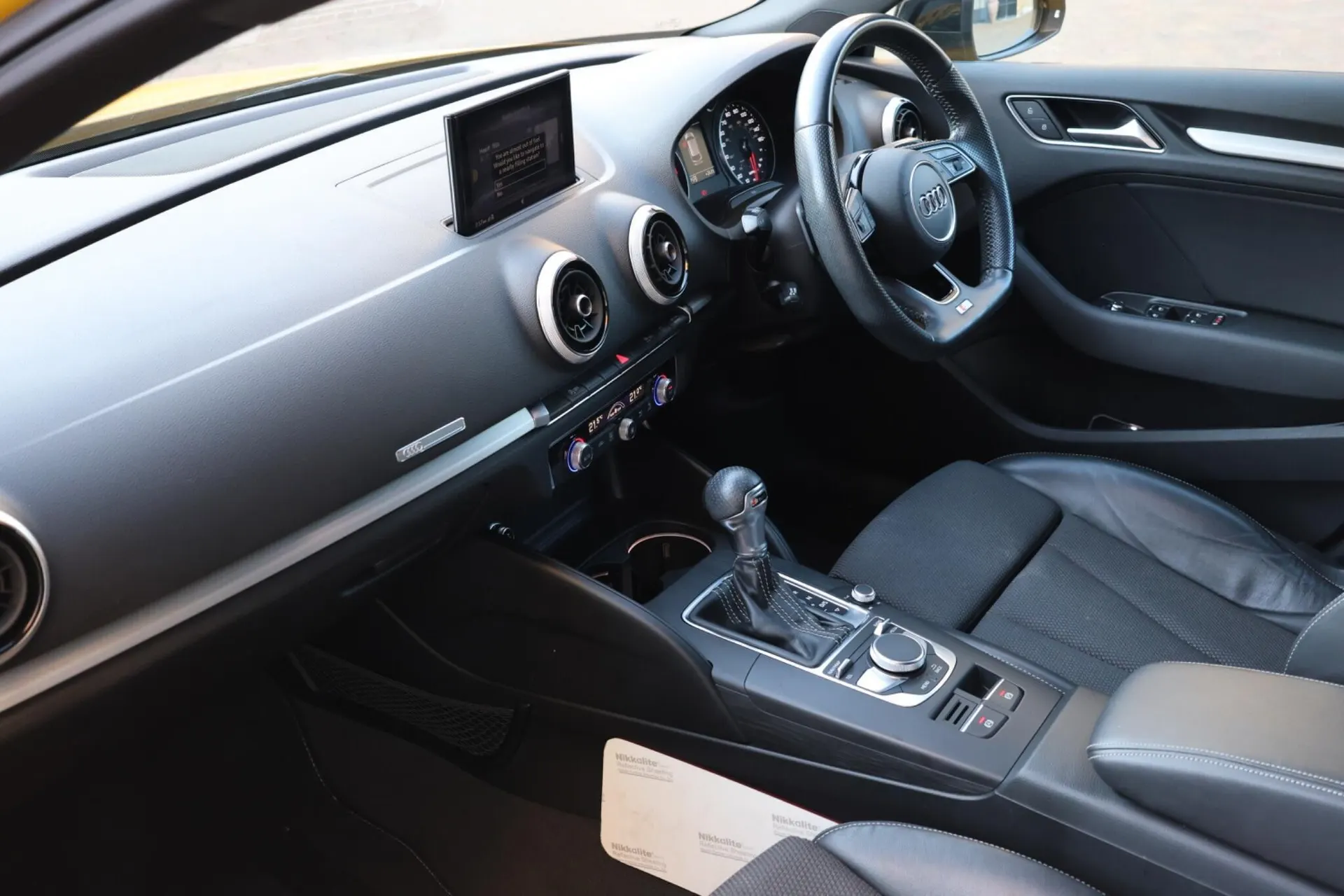 2019 Audi A3 1.5 TFSI CoD 35 Black Edition Sportback S Tronic Euro 6 (s/s) 5dr in Yellow — photo 11