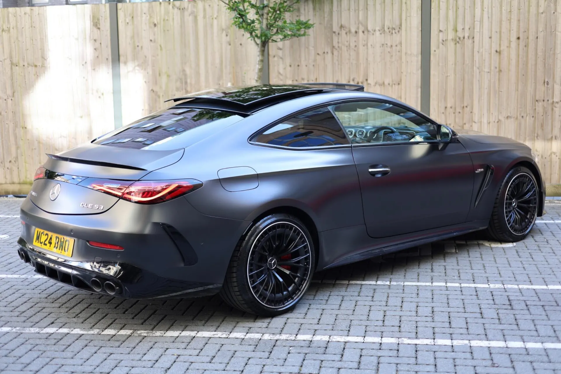 2024 Mercedes-Benz CLE 3.0 CLE53 MHEV AMG Night Edition (Premium Plus) G-Tronic+ 4MATIC+ Euro 6 (s/s) 2dr in Grey — interior, front seats